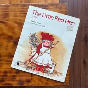 Vintage 1987 The Little Red Hen -A Play Paperback Book